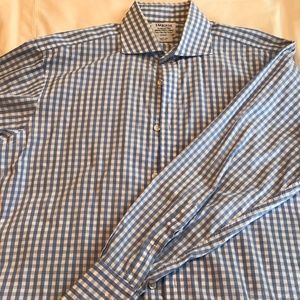 TM Lewin Gingham shirt 16x33